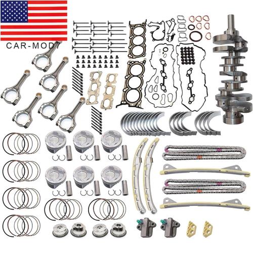 G6DH 3.3L Engine Rebuild Kit for Hyundai Kia Crankshaft Rods Timing Overhaul
