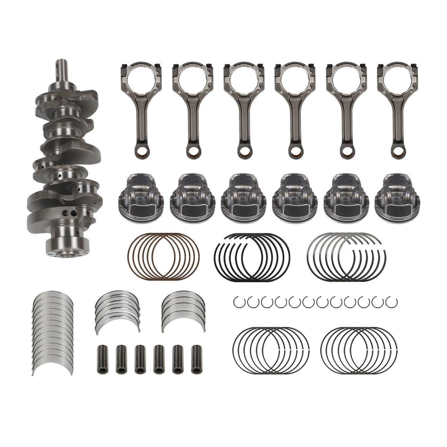 G6DH 3.3L Engine Rebuild Kit for Hyundai Kia Crankshaft Rods Timing Overhaul