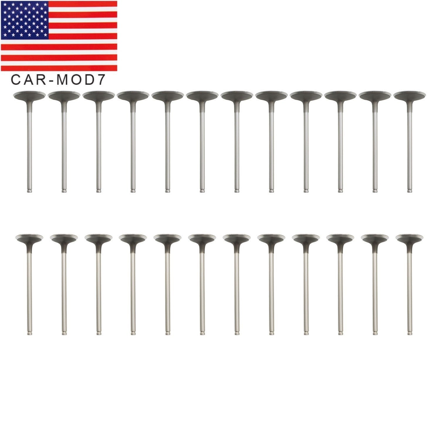 G6DH Engine Intake & Exhaust Valves Kit 24PCS for Hyundai Santa Kia Sorento 3.3L