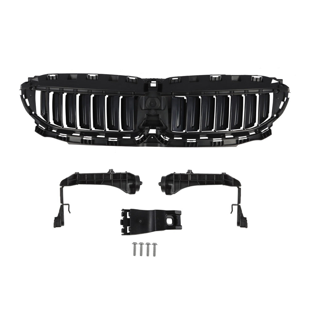 Front Upper Radiator Grille Active Air Shutter BMW 330i G20 G21 2019-2022