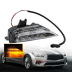 Front Right Bumper Turn Signal Fog Light for Infiniti Q50 Sport 2014-2020