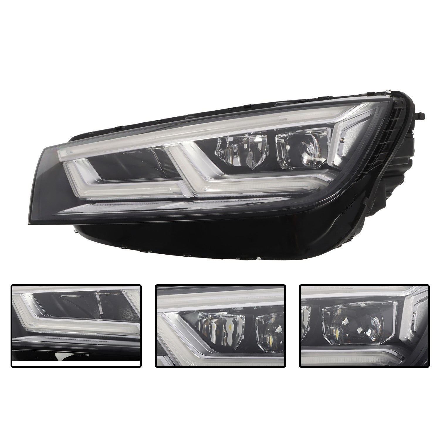 LED Headlight Assembly Left Driver Side for 2018-2020 Audi Q5 SQ5