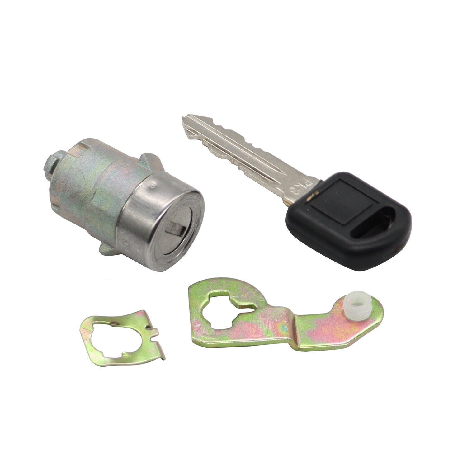 Front Left Door Lock Cylinder w/ Clips for GMC Chevy Silverado Tahoe 2001-06