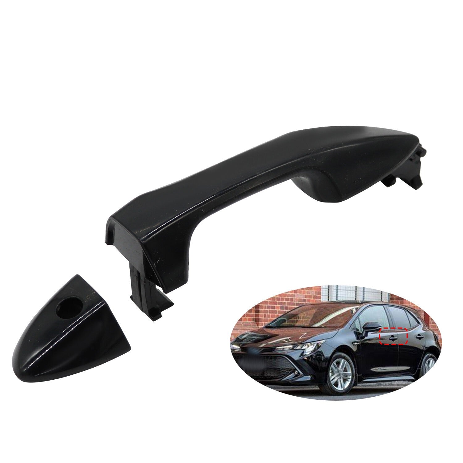 Front Left Exterior Door Handle for 2014-2019 Toyota Corolla Driver Side