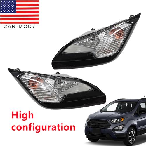 Front Bumper with Fog Light Covers LH+RH for 2018-2022 Ford EcoSport