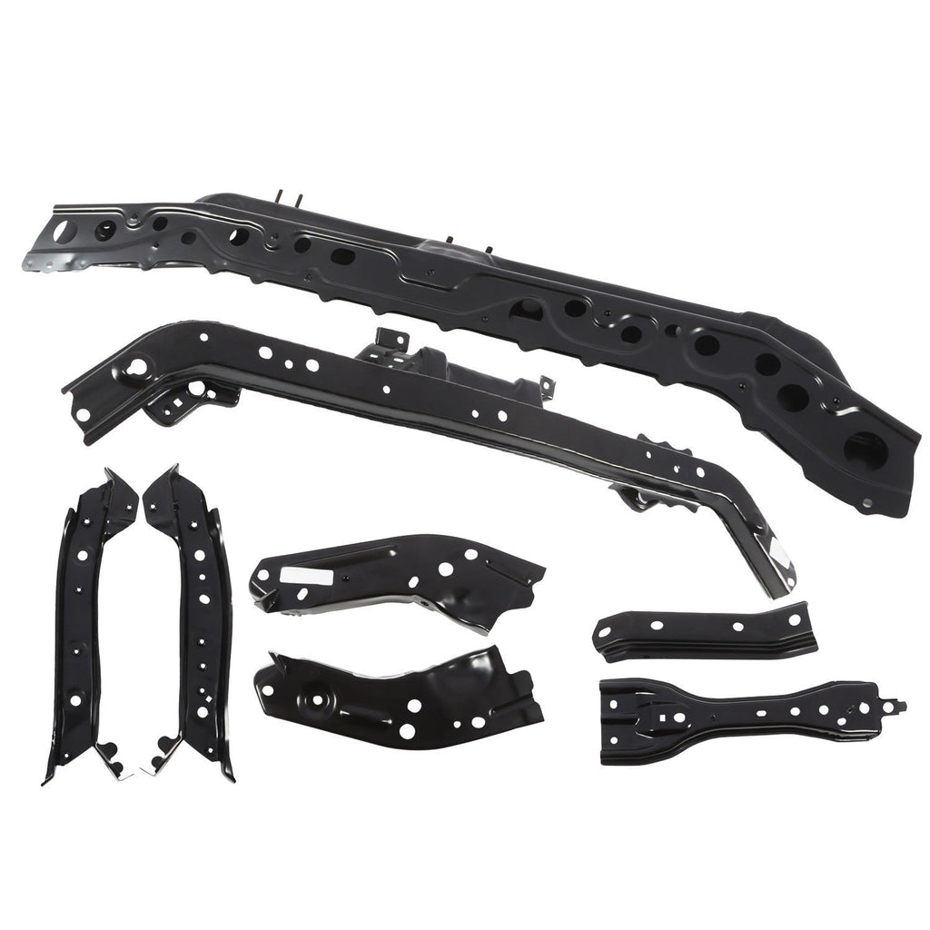 Front Radiator Support Brackets Kit for 2013-2019 Nissan Sentra NI1225209