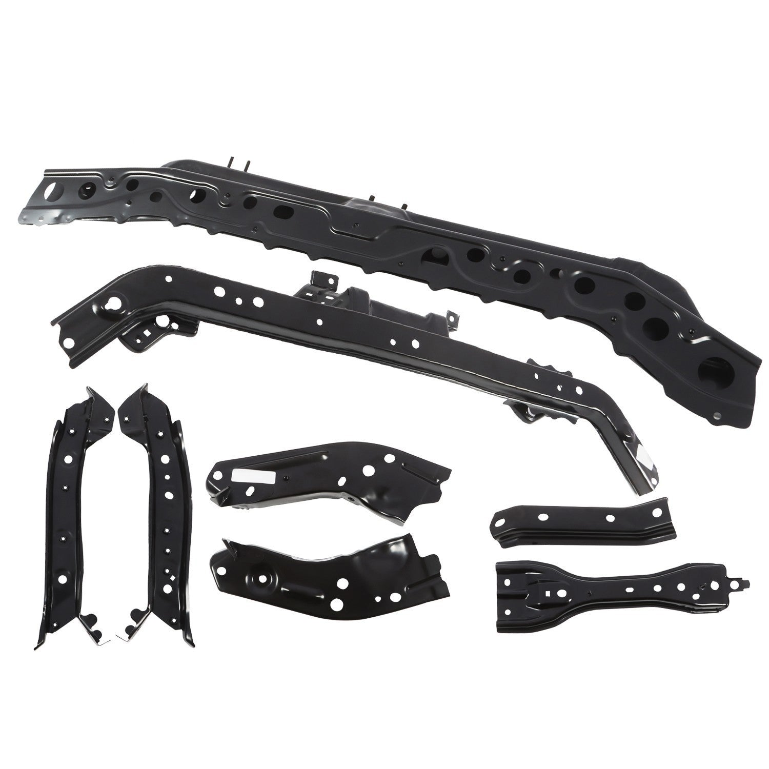Front Radiator Support Brackets Kit for 2013-2019 Nissan Sentra NI1225209