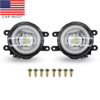 Front LED Fog Lights Pair for 2006-2012 Toyota RAV4 Replacement Lamp