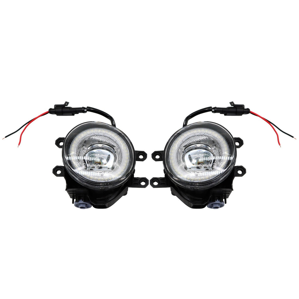 Front LED Fog Lights Pair for 2006-2012 Toyota RAV4 Replacement Lamp