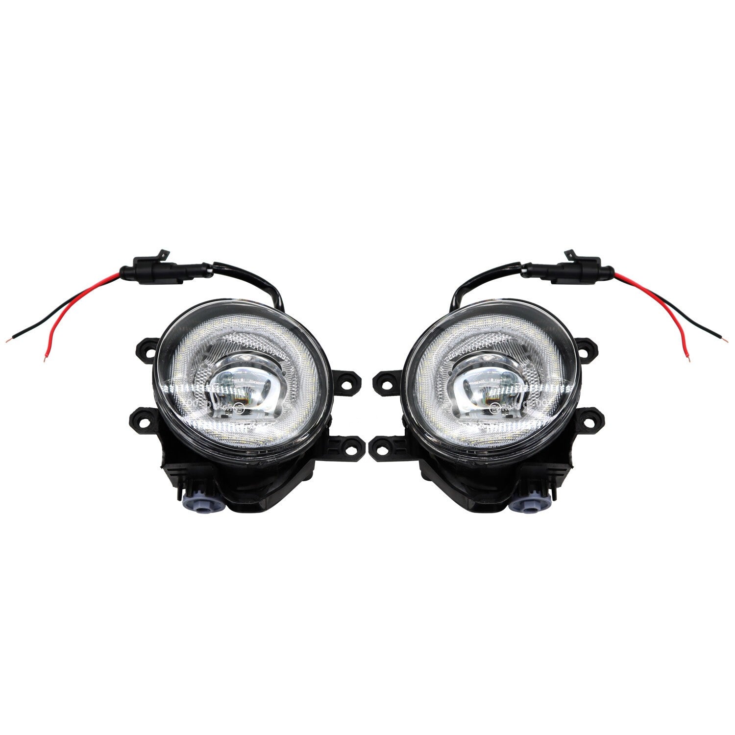Front LED Fog Lights Pair for 2006-2012 Toyota RAV4 Replacement Lamp