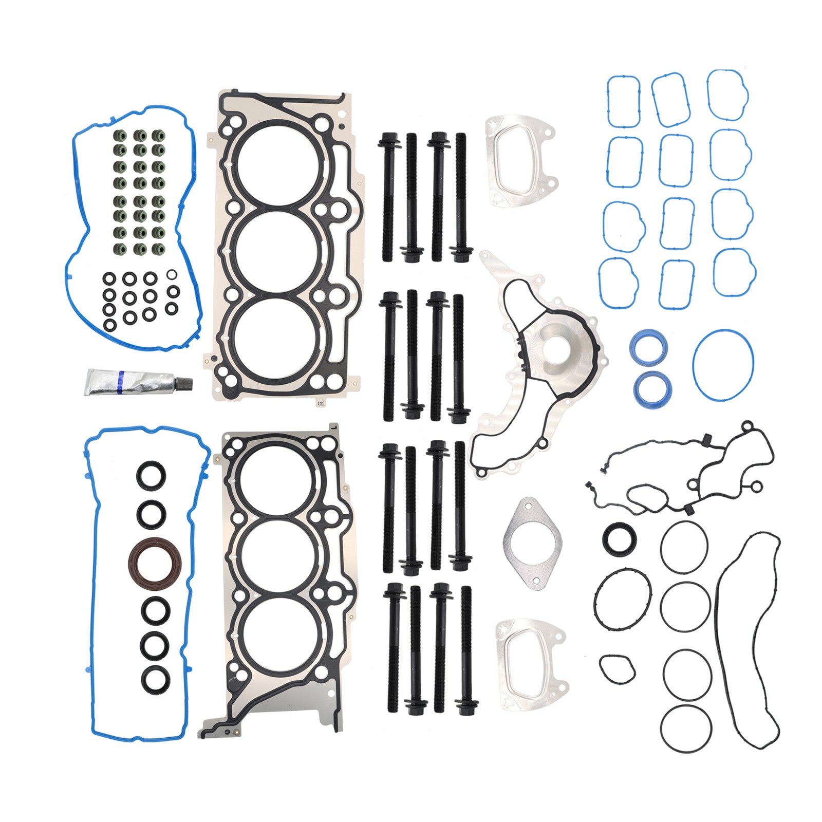Gasket Seal Kit with Head Bolts HS26541PT for RAM 1500 Chrysler Dodge Jeep 3.6L