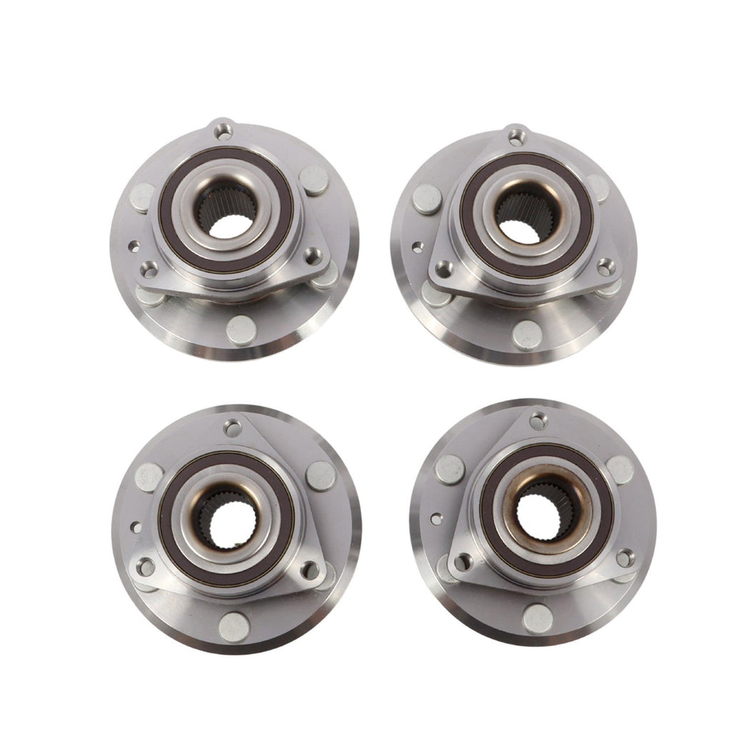 Front & Rear Wheel Bearing Hubs Set for Chevy Traverse GMC Acadia Enclave
