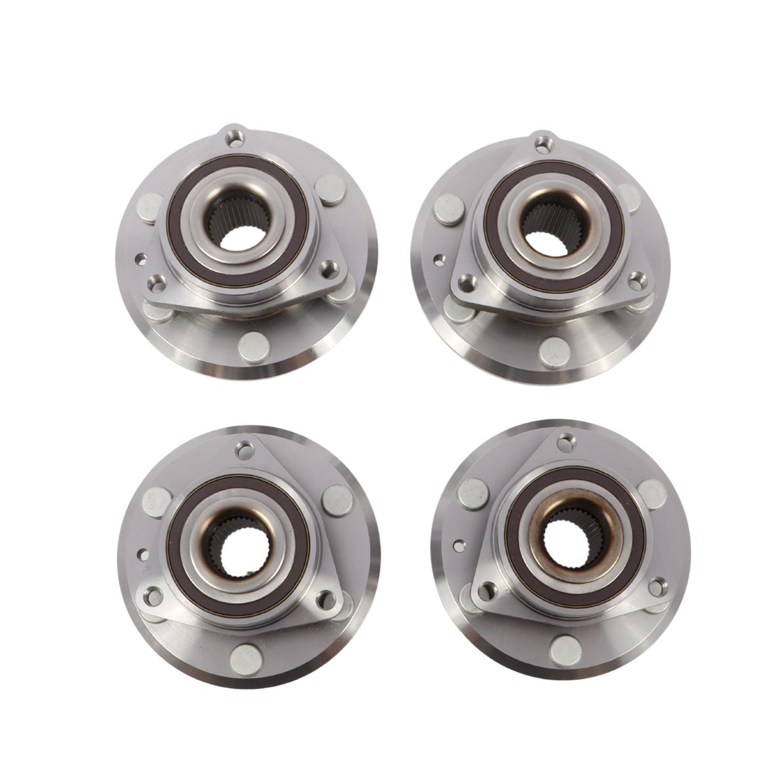 Front & Rear Wheel Bearing Hubs Set for Chevy Traverse GMC Acadia Enclave
