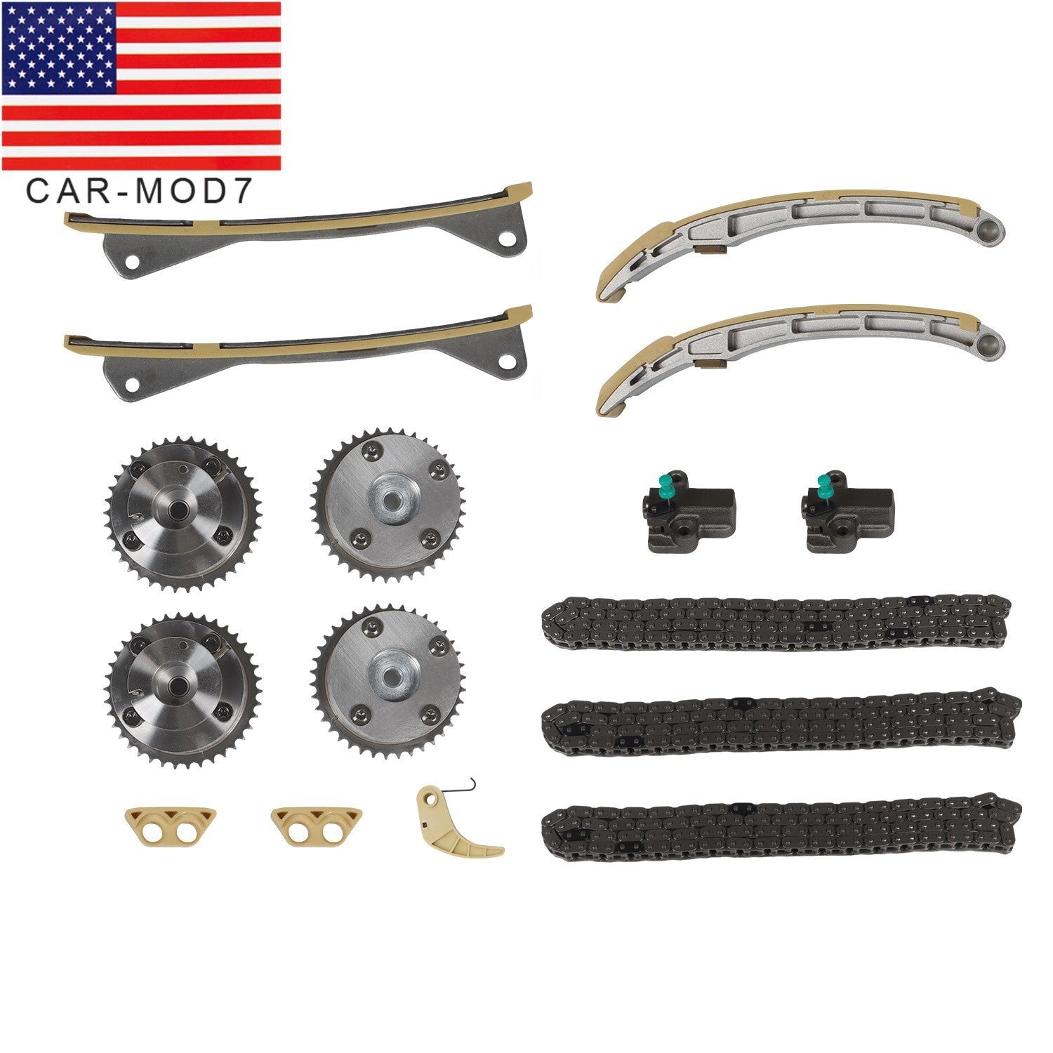 G6DH Timing Chain Kit CVVT Camshaft 3.3L 3.5L Santa Fe Sorento 24321-3L100