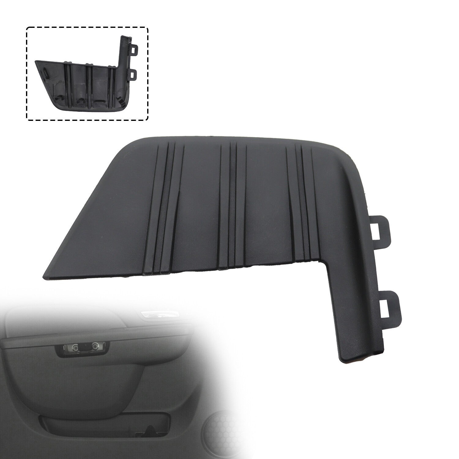 Chevy Silverado 1500 Front Right Bumper Face Bar Trim Molding Replacement