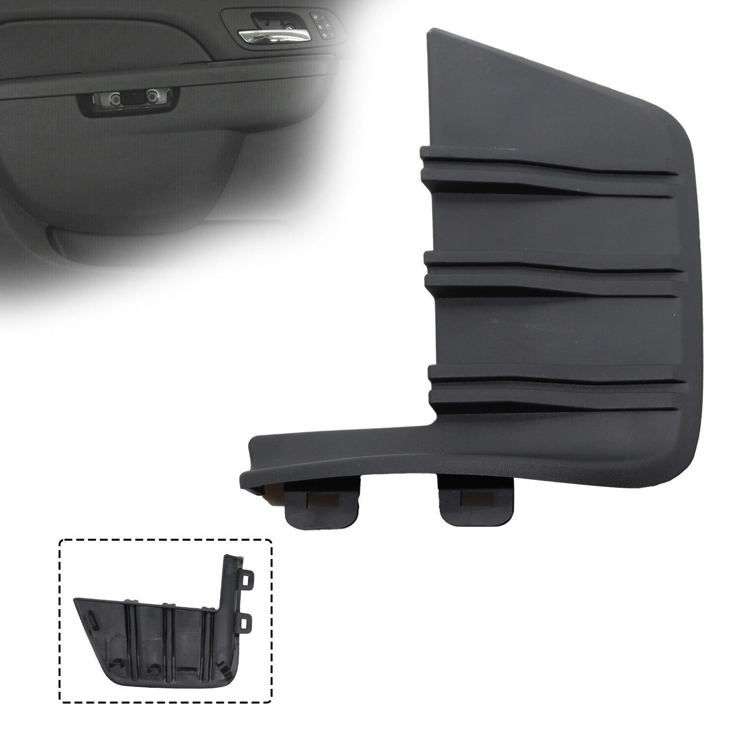 Chevy Silverado 1500 Front Right Bumper Face Bar Trim Molding Replacement