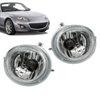 Mazda 3 5 6 MX-5 CX-7 Front Bumper Fog Lights LH RH Pair with Bulbs