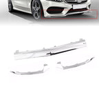Mercedes-Benz W205 AMG Front Bumper Lower Lip Chrome Molding Trim 2015-2018