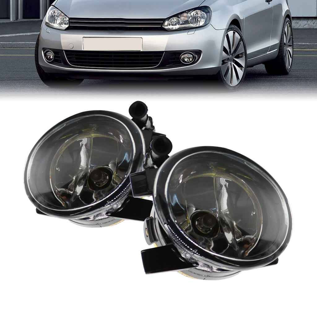 Front Bumper Fog Lights Pair for 2010-2014 VW Golf Jetta