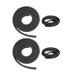 Front Door Window Run Sweep Felts Weatherstrip Seals Kit for Chevy GMC Truck