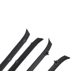 Front Door Window Run Sweep Felts Weatherstrip Seals Kit for Chevy GMC Truck