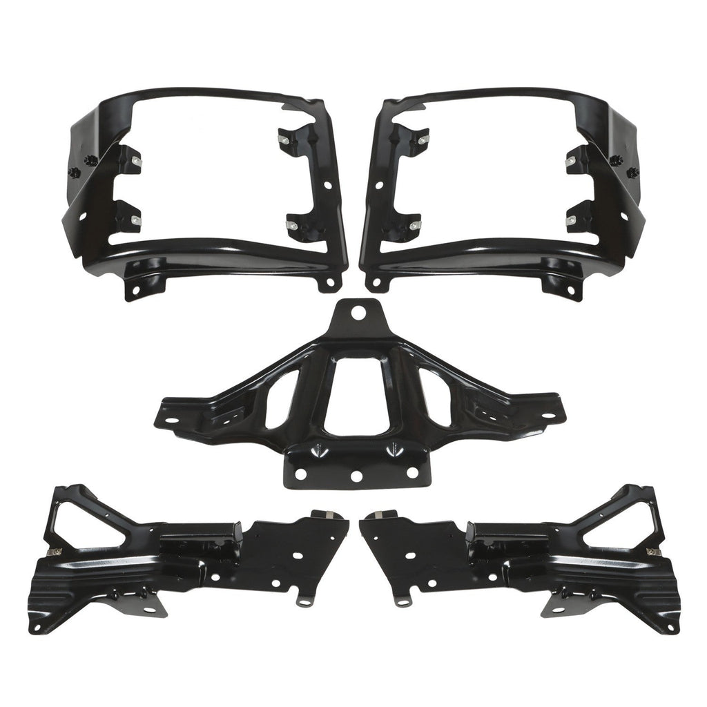 Chevrolet Silverado 1500 Front Bumper Support & Mount Bracket Set 2016-2018