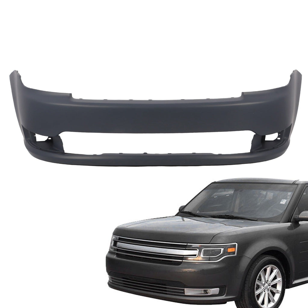 Front Bumper Cover Primed for 2013-2019 Ford Flex Limited SE SEL DA8Z17D957APTM