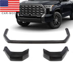 Gloss Black Front Bumper Grille Trim for Toyota Tundra 2022-2024 New