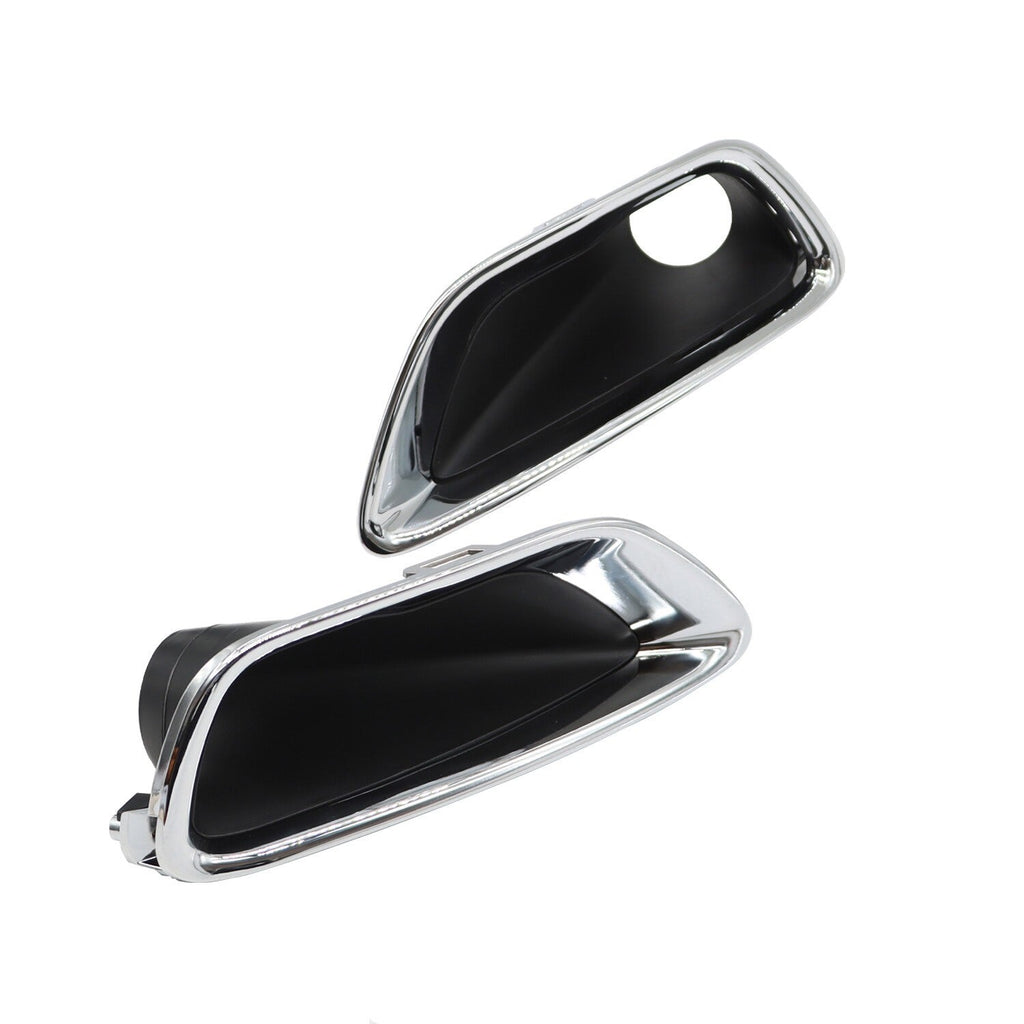 Chrome Front Bumper Fog Light Cover Bezel for Jeep Grand Cherokee 2017-2021