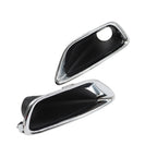 Chrome Front Bumper Fog Light Cover Bezel for Jeep Grand Cherokee 2017-2021