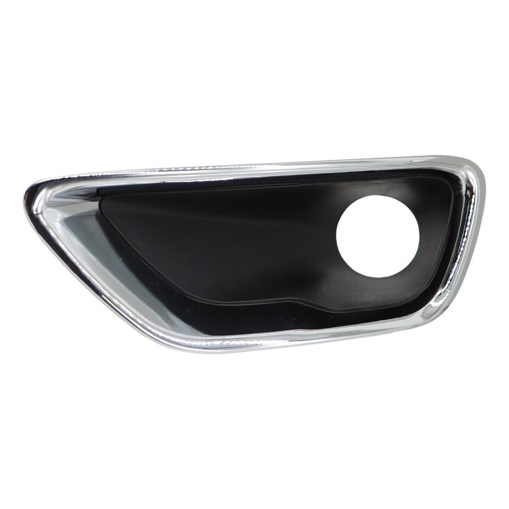 Chrome Front Bumper Fog Light Cover Bezel for Jeep Grand Cherokee 2017-2021