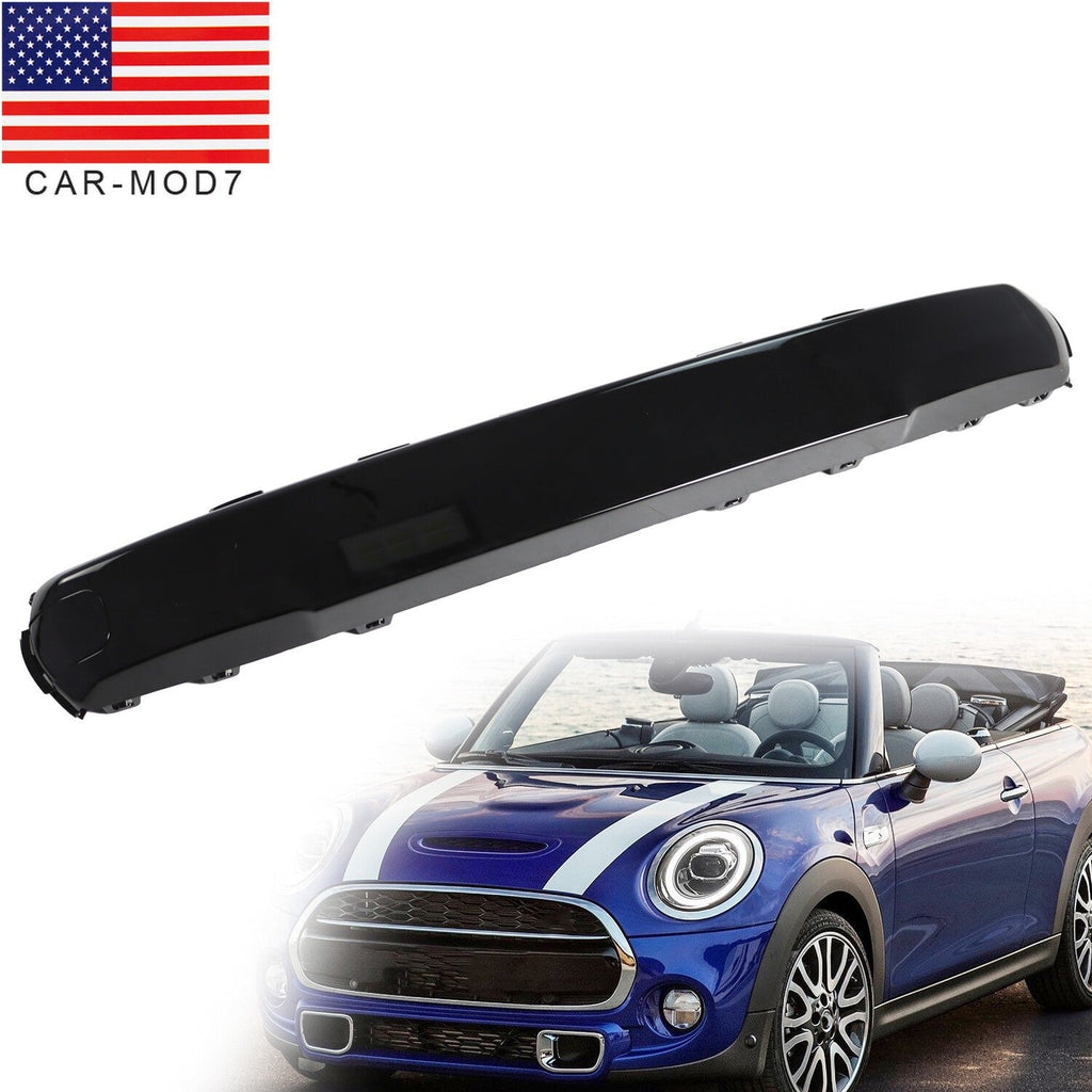 Front Black Bumper Number Plate Cover 51117337791 for 2014-2018 Mini Cooper