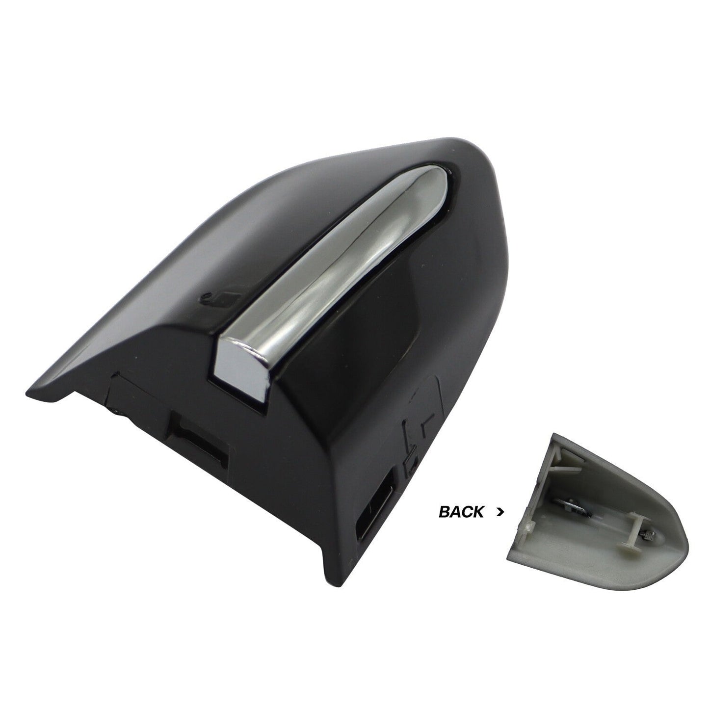 Front Left Driver Door Handle Key Cap Cover Bezel for 15-20 Ford Fusion Edge