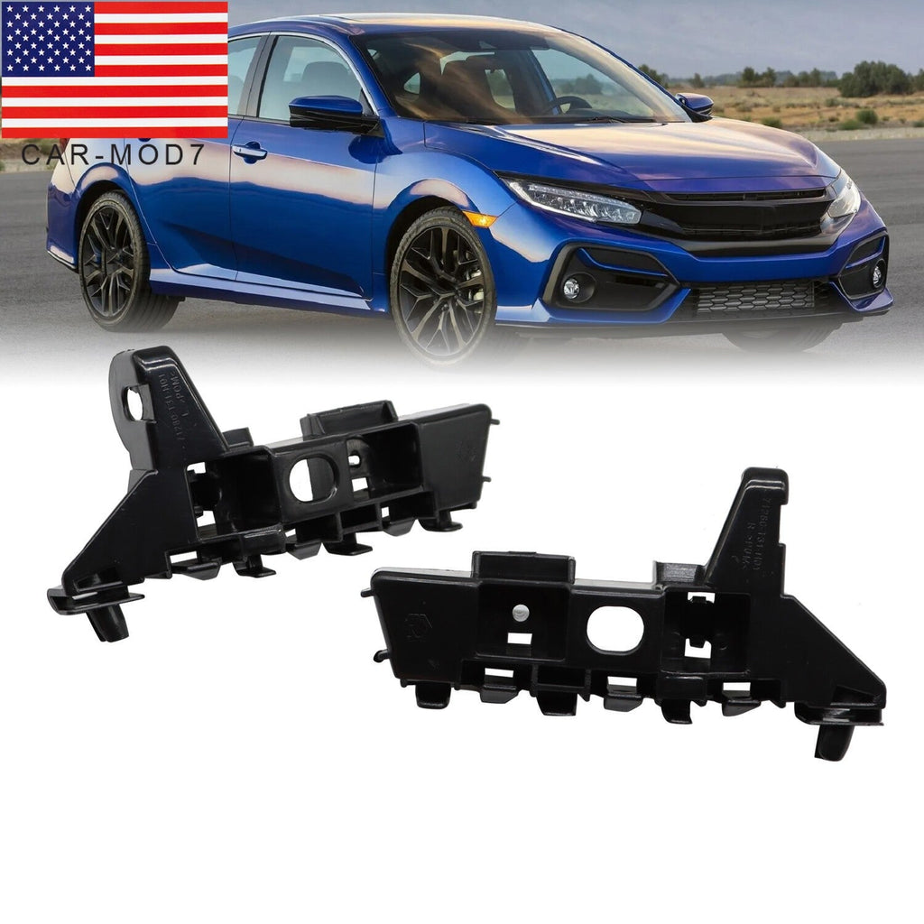 Front Bumper Fender Bracket Set for 2022-2023 Honda Civic Driver & Passenger