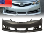 Front Bumper Cover Primed Plastic for 2012-2014 Toyota Camry SE Sport