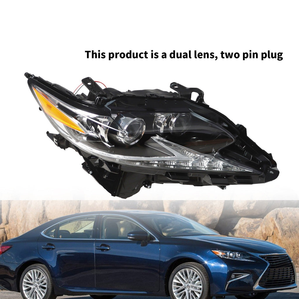 LED Headlight Right Passenger Side for 2016-18 Lexus ES350 ES300H