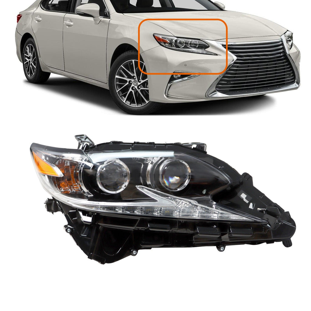 LED Headlight Right Passenger Side for 2016-18 Lexus ES350 ES300H