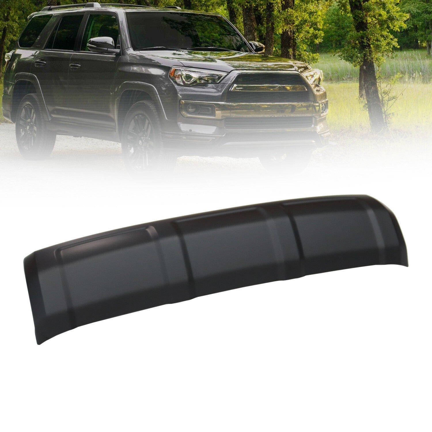 Front Valance Bumper Panel Unpainted for 2014-2023 Toyota 4Runner Pro Off-Road