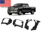 Front Bumper Inner Side & Bumper Bracket Set for 2016-2018 Silverado 1500