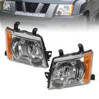 2005-2015 Nissan Xterra Headlight Set Left & Right Side Without Bulbs 2Pc