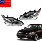 Halogen Headlight Assembly Pair LH+RH for 2011-2017 Lexus CT200h