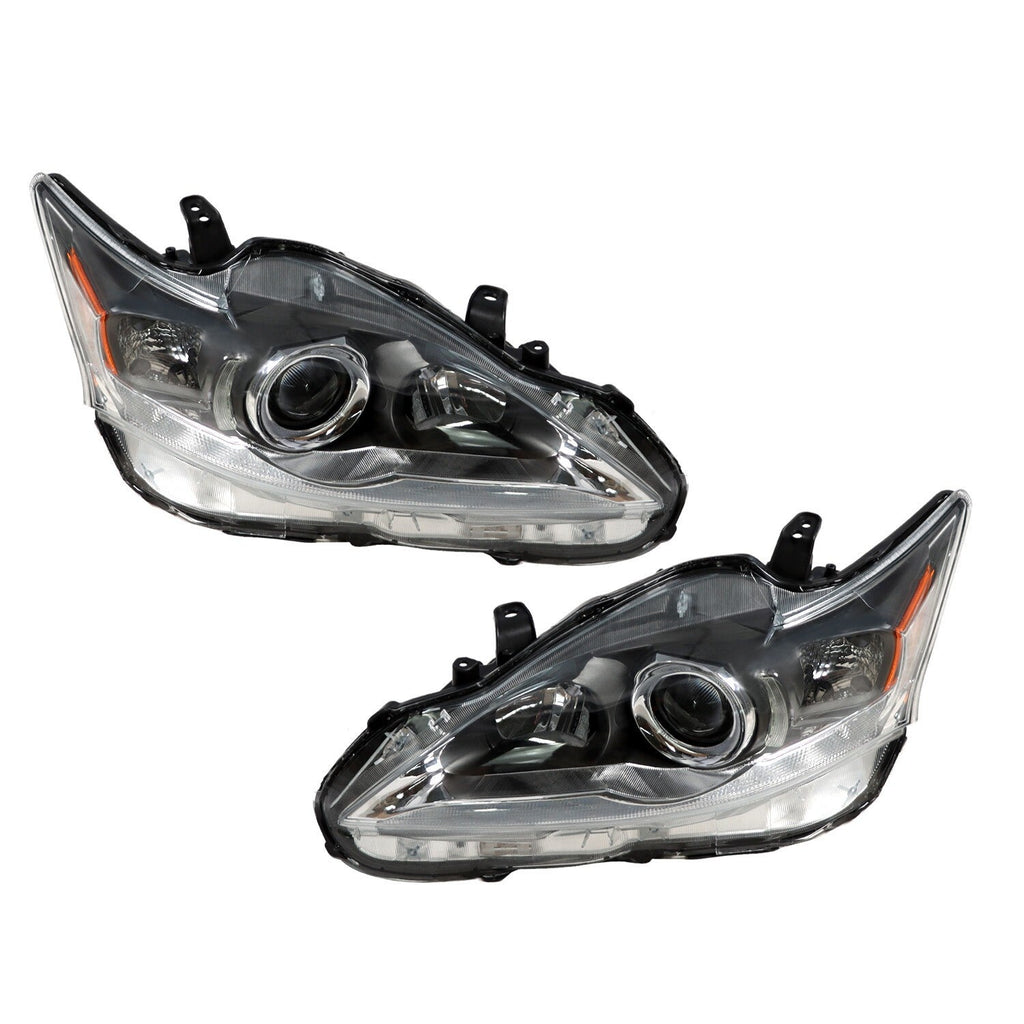 Halogen Headlight Assembly Pair LH+RH for 2011-2017 Lexus CT200h