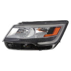 Ford Explorer 2016-2018 Left Headlight Halogen LED DRL Black Side Replacement