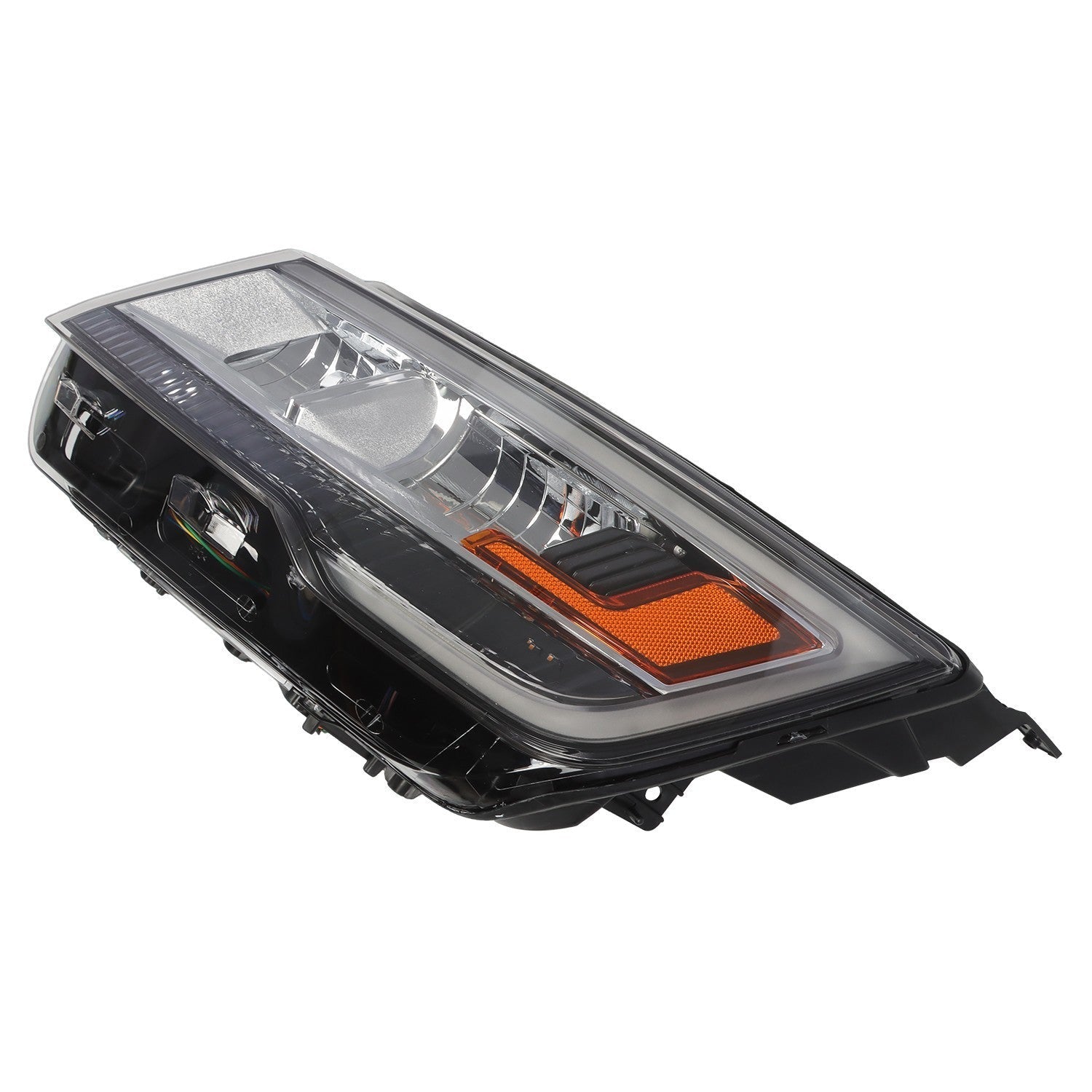 Ford Explorer 2016-2018 Left Headlight Halogen LED DRL Black Side Replacement