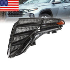 LED DRL Headlight Black Driver Side for 2022-2023 Hyundai Tucson 92207CW010