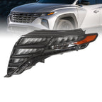 LED DRL Headlight Black Driver Side for 2022-2023 Hyundai Tucson 92207CW010