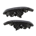 2014-2017 Honda Odyssey Halogen Black Headlight Set Left & Right Side