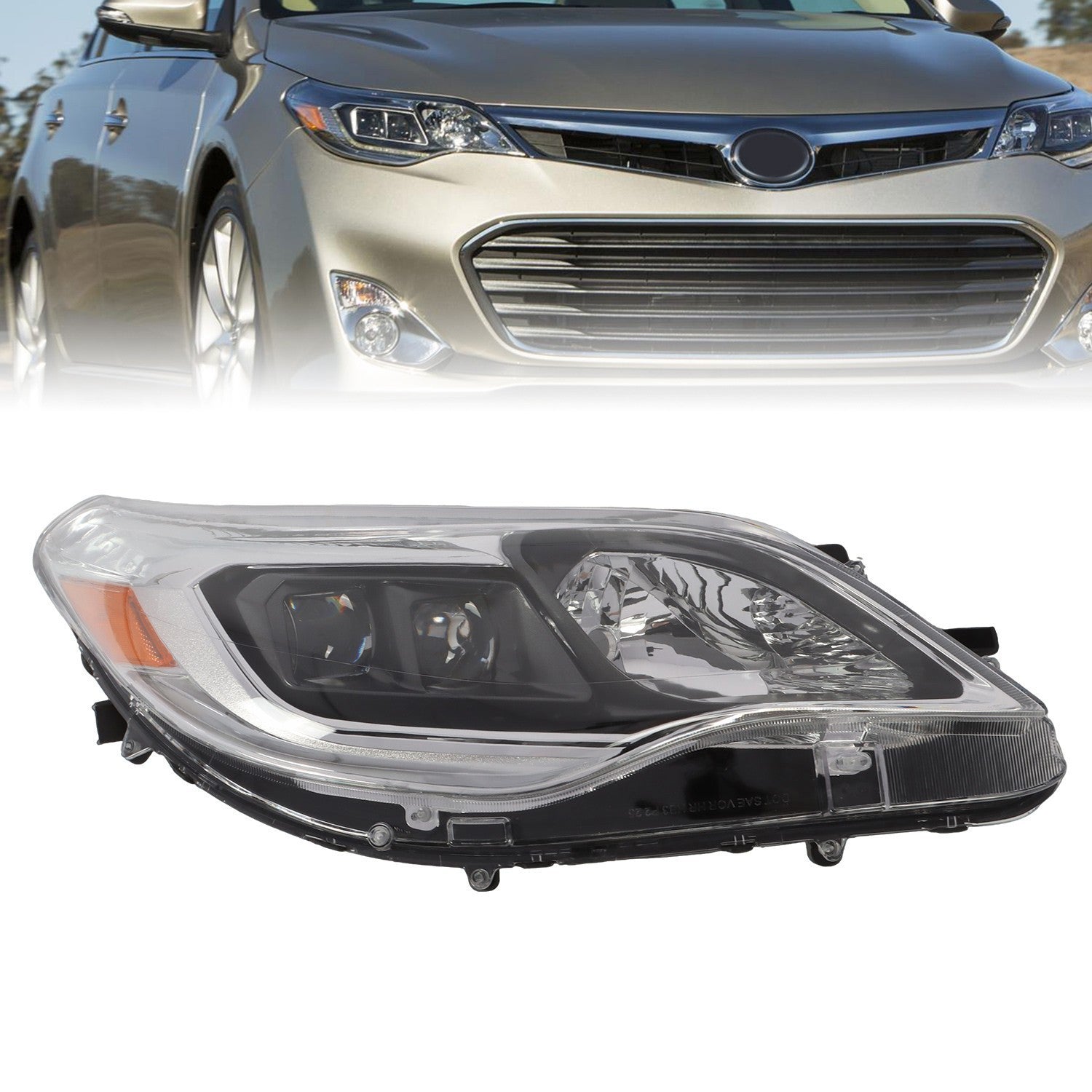 Right Side Halogen Projector Headlamp for Toyota Avalon 2013-2015