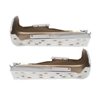 Polished Chrome Rear Bumper Ends Left & Right for 2021-2023 Ford F-150