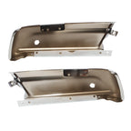 Polished Chrome Rear Bumper Ends Left & Right for 2021-2023 Ford F-150